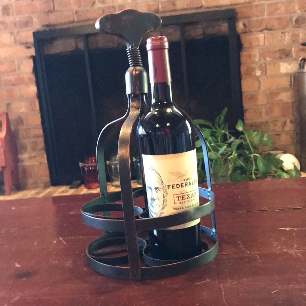 Metal Wine Bottle Holder